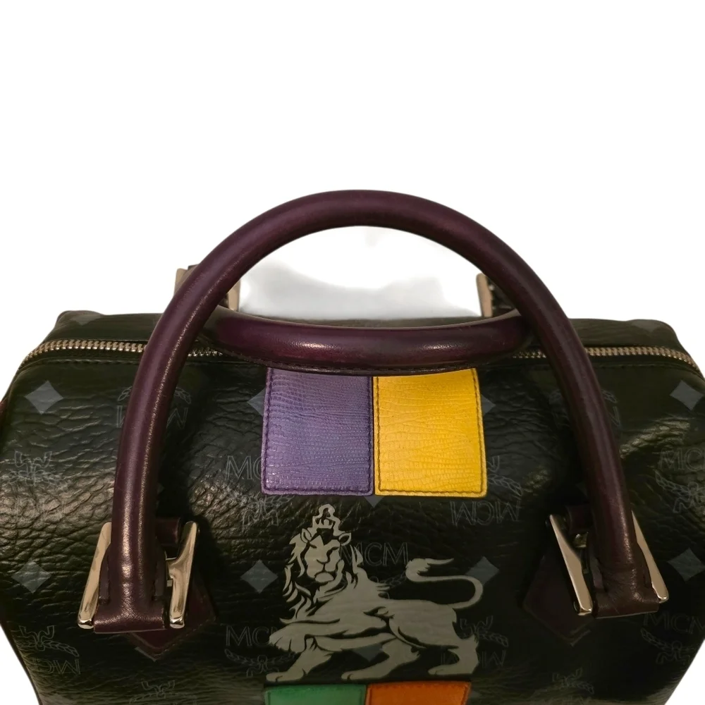 Rare Vintage MCM München Lion Satchel w/ 2006 Auth Card | Collectors Piece